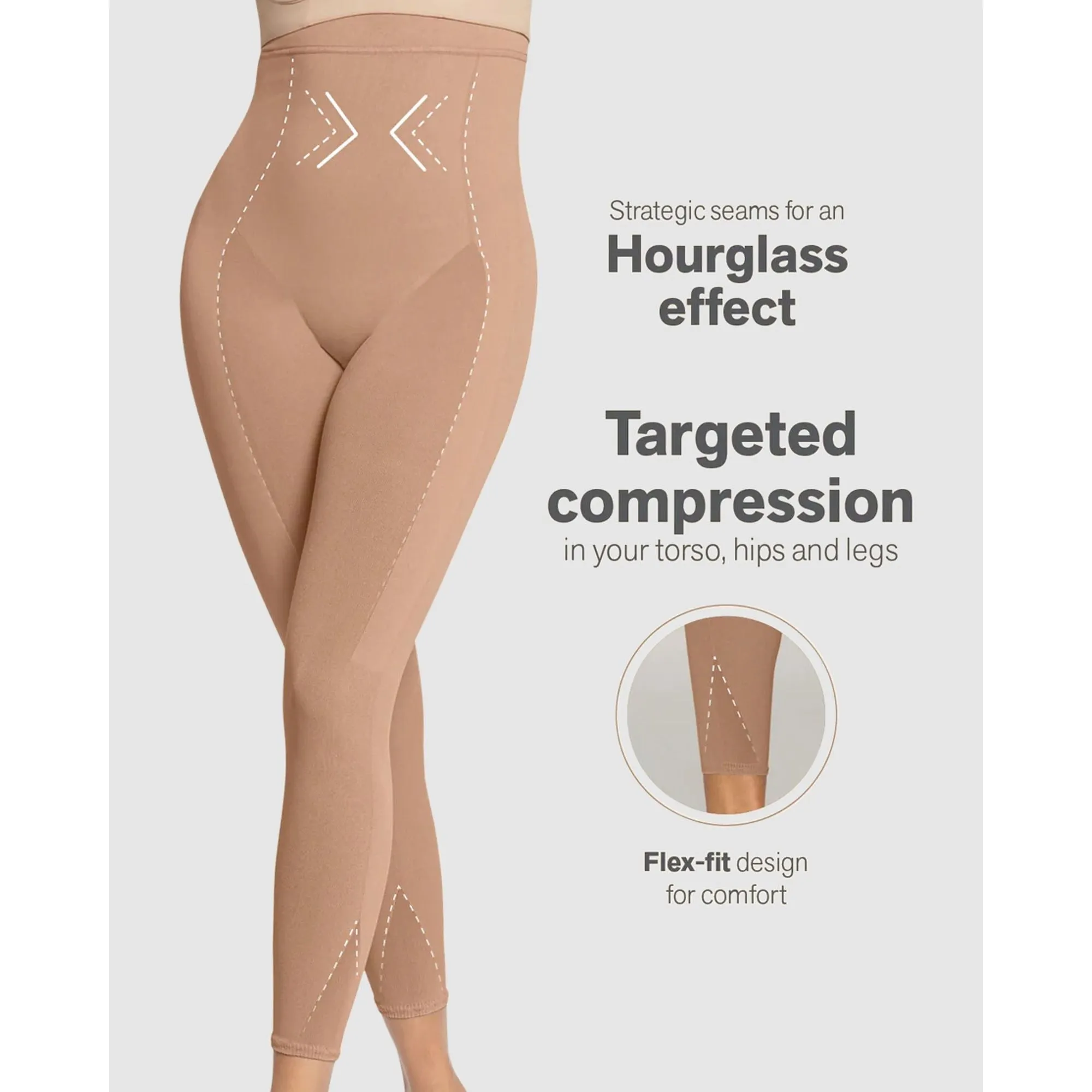 SmartShape Extra High Waist Butt Lift Shaping Leggings