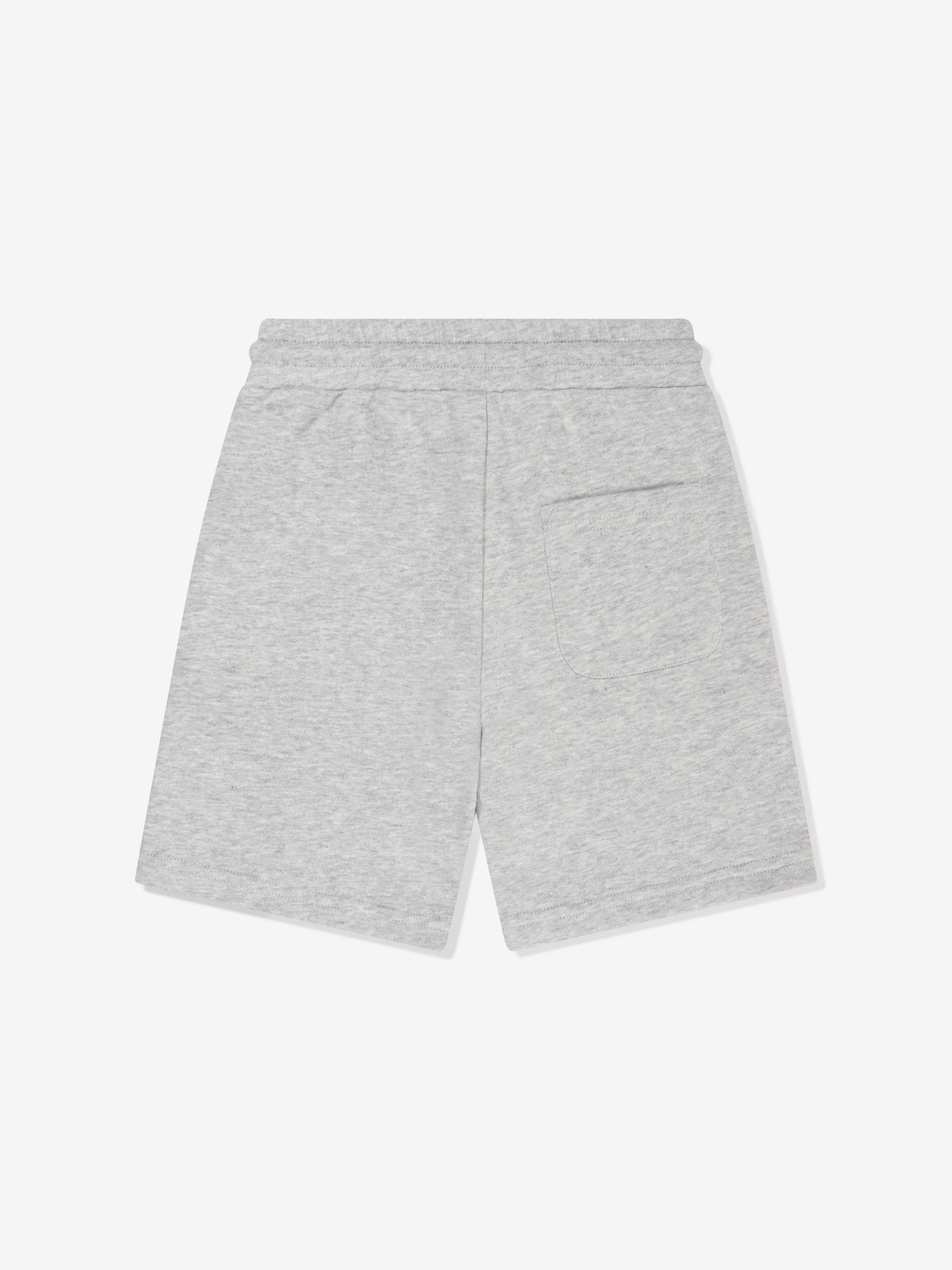 Stella McCartney Boys Logo Print Shorts in Grey