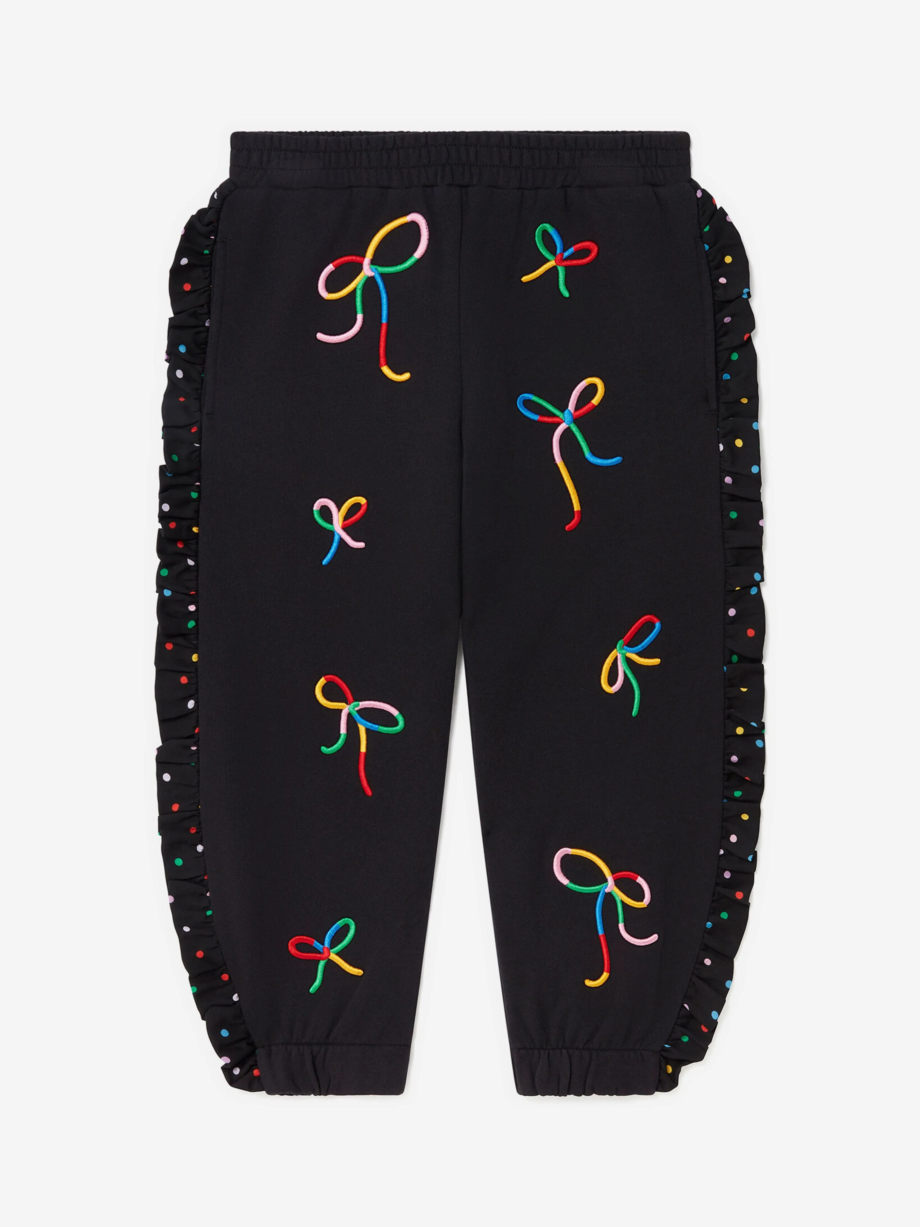 Stella McCartney Girls Bow Joggers in Black