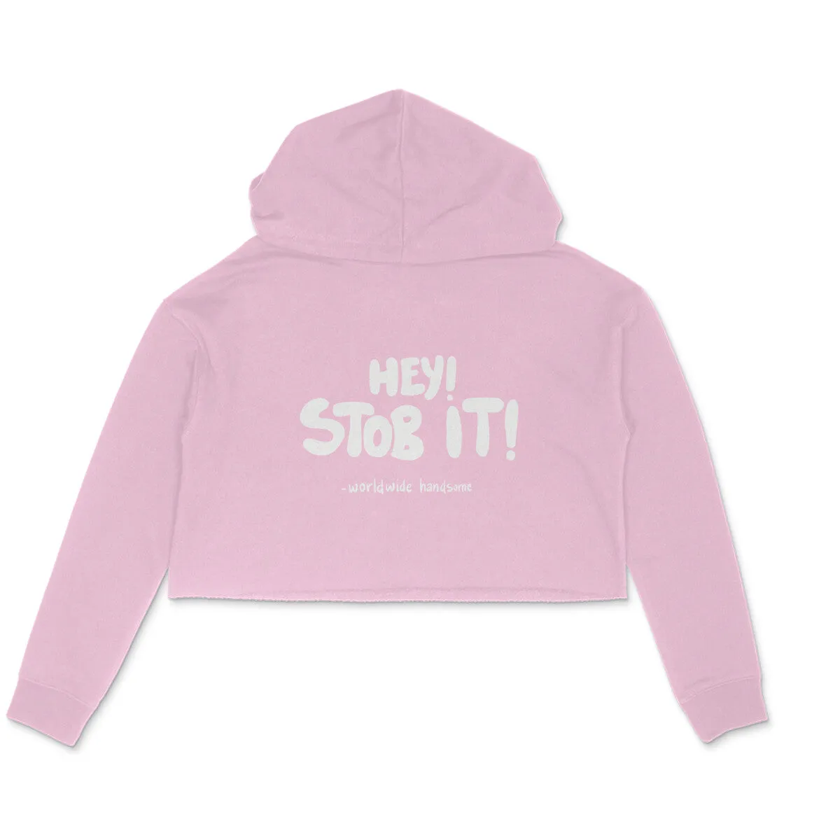 STOB IT! (JIN) - Crop Hoodie