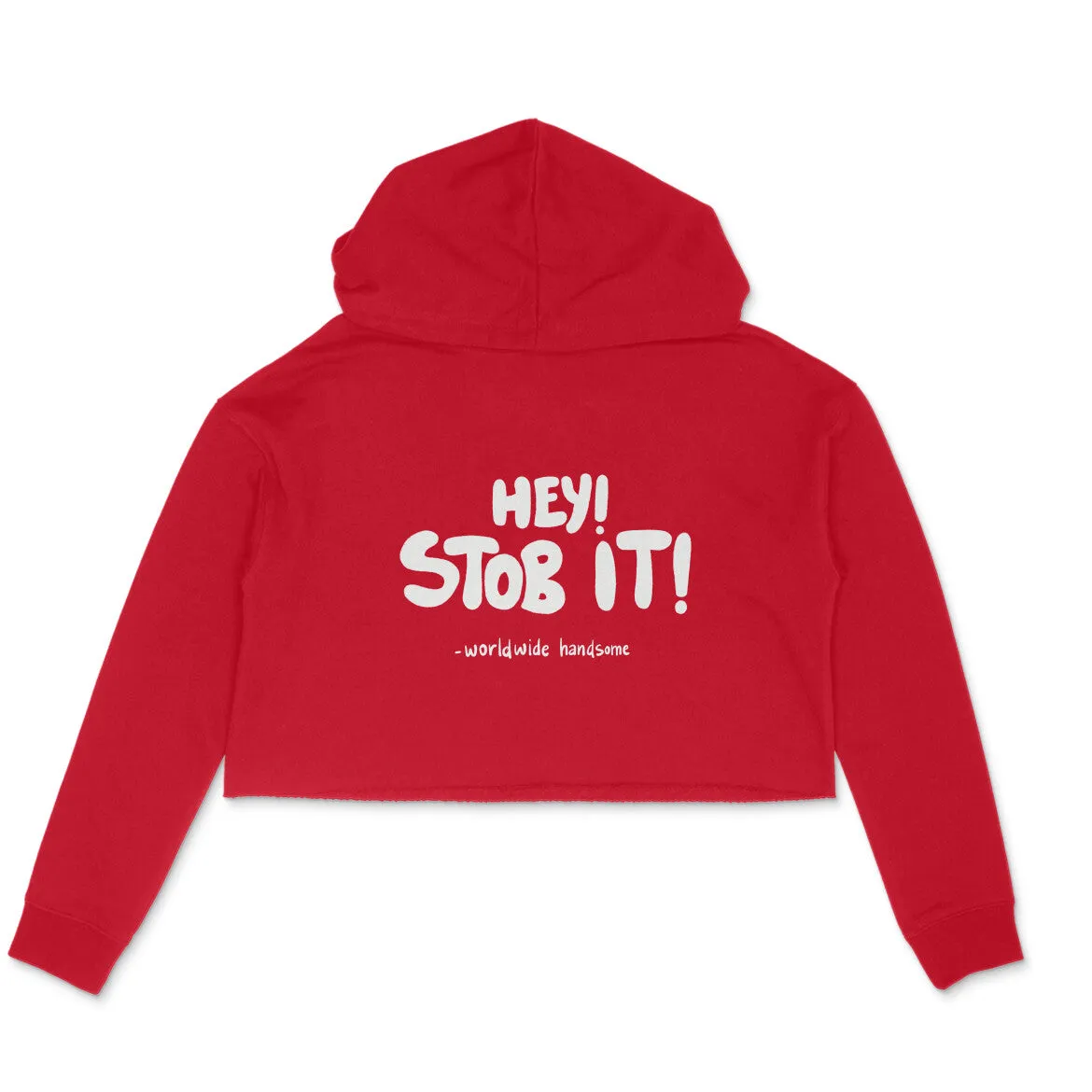 STOB IT! (JIN) - Crop Hoodie