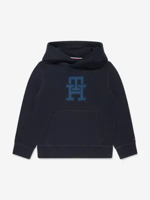 Tommy Hilfiger Kids Monogram Hoodie in Navy