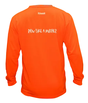 Unisex Reflective Long Sleeve Shirts - Run Like a Mother