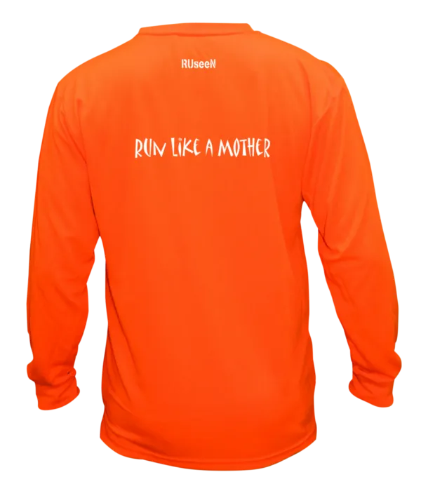 Unisex Reflective Long Sleeve Shirts - Run Like a Mother