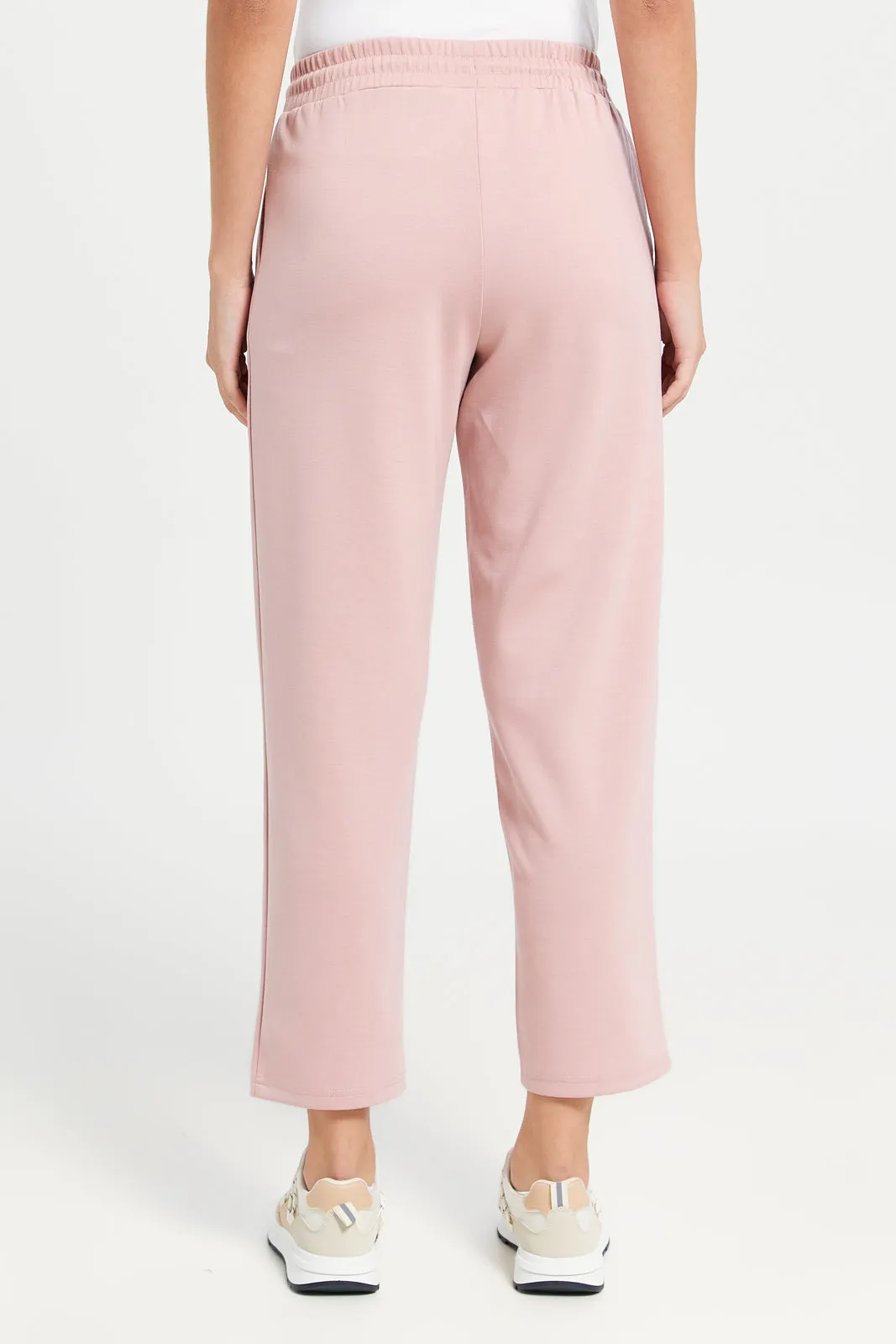 Women Beige Track Pants