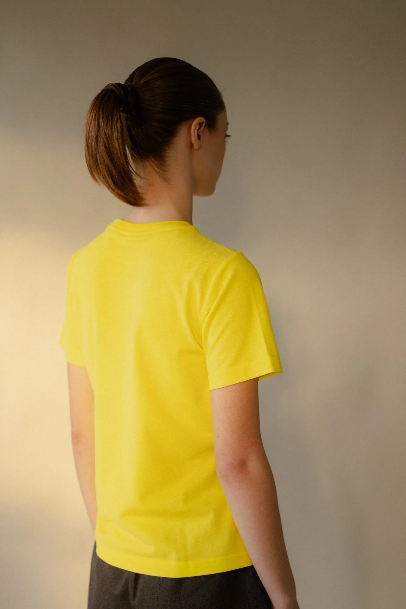 Women's Breathable T Shirt Plastic Free - Canary Yellow