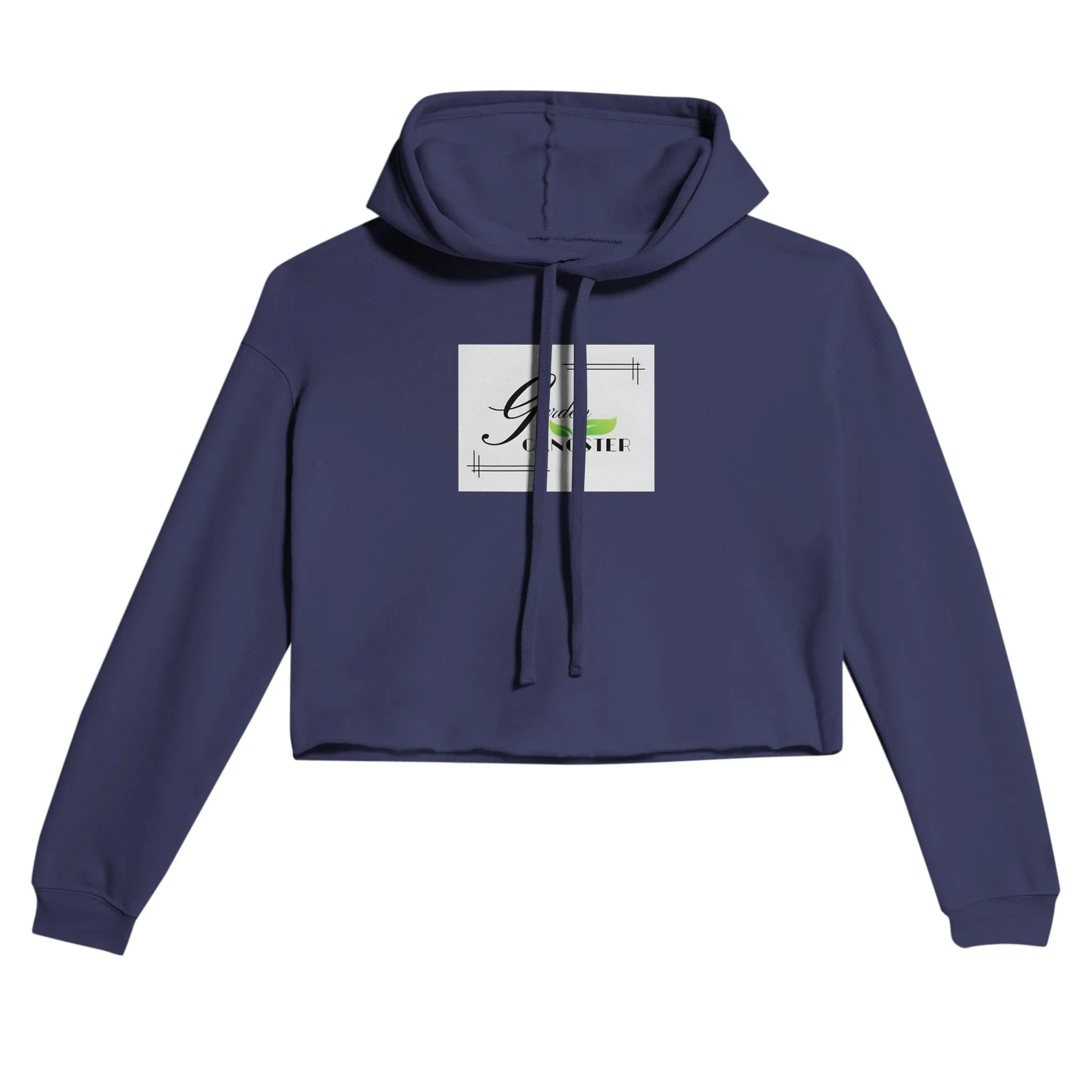 Women's Cropped Hoodie | Garden Gangster | Tiny Zen Gardens