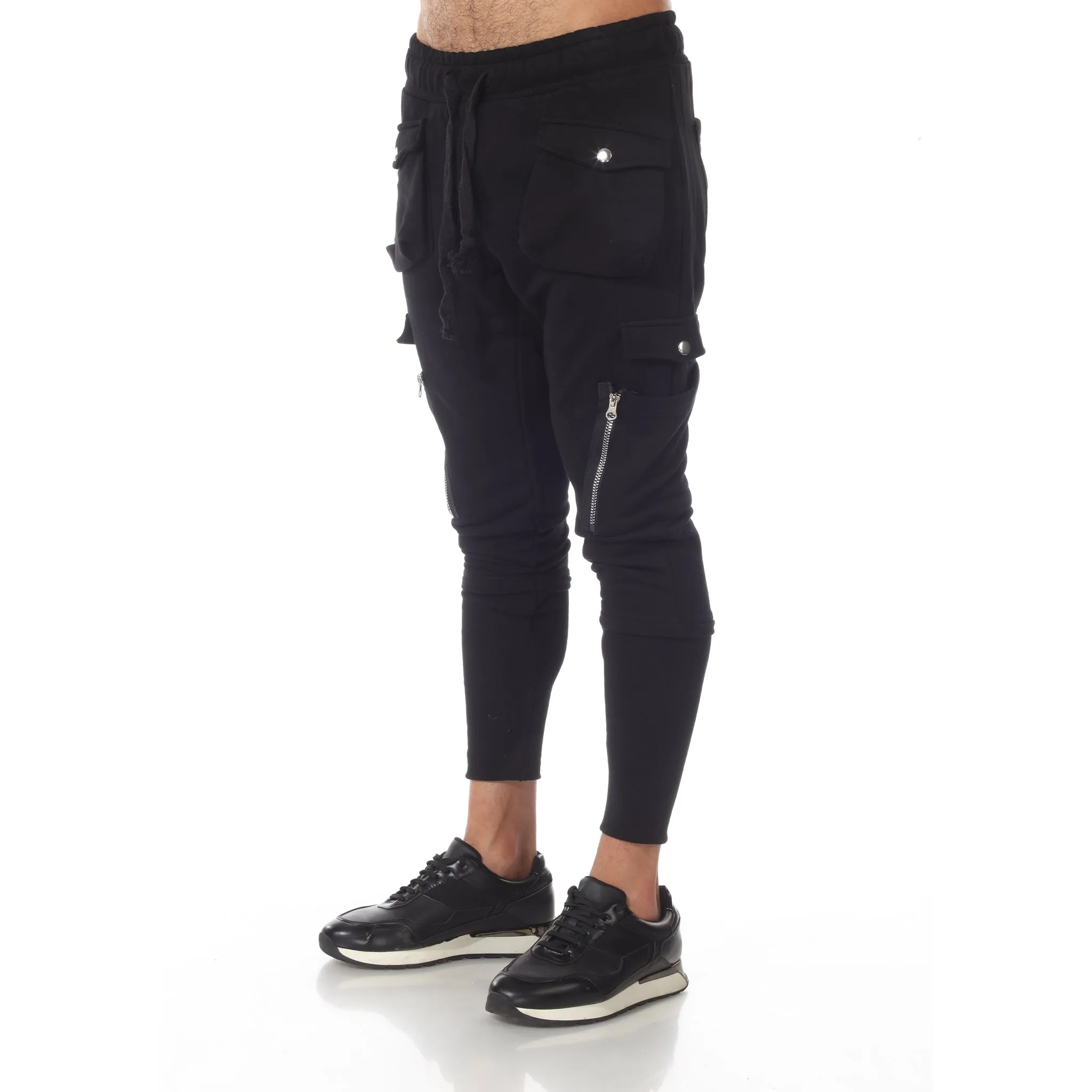 Zibi Fashion Joggers With Elastic on Ankle