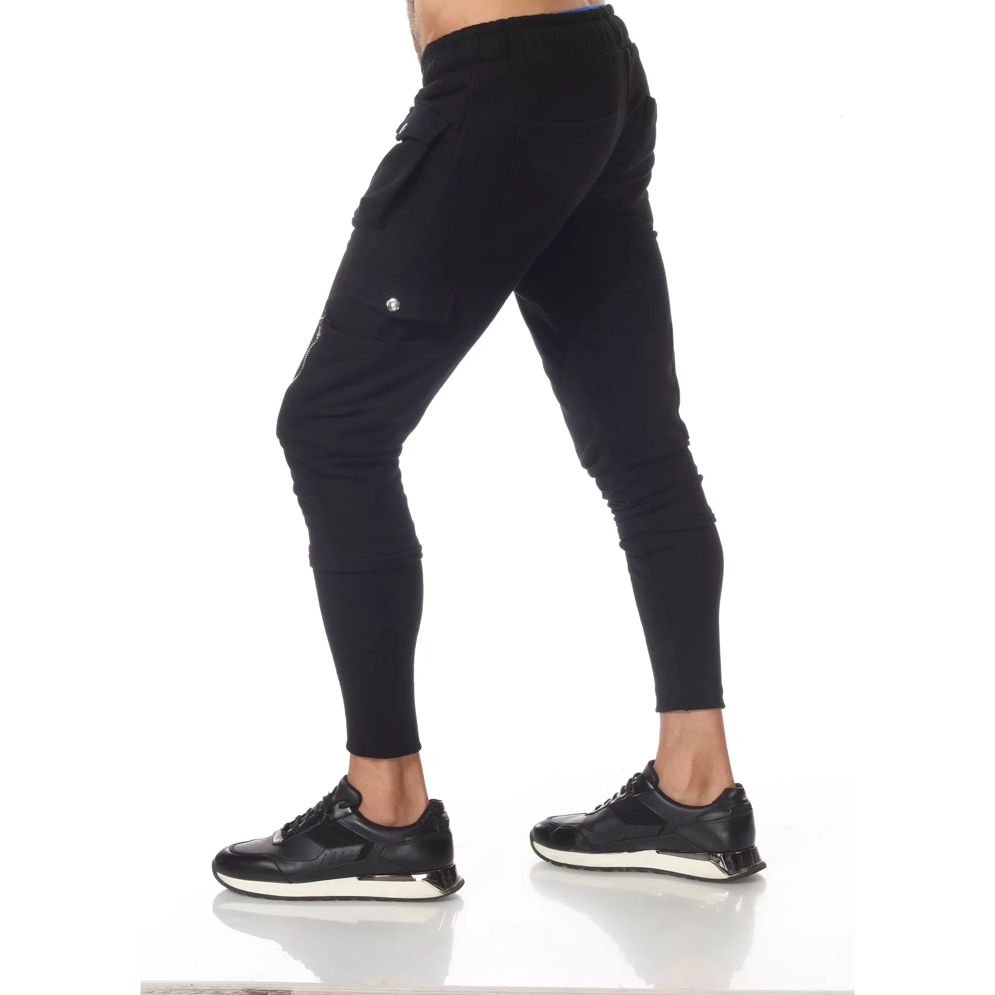 Zibi Fashion Joggers With Elastic on Ankle